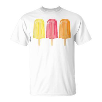 Colorful Summer Popsicle Creamsicle Ice Cream Lover T-Shirt - Monsterry AU