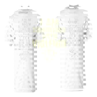 I Am Comfortable With Violence On Back T-Shirt - Thegiftio