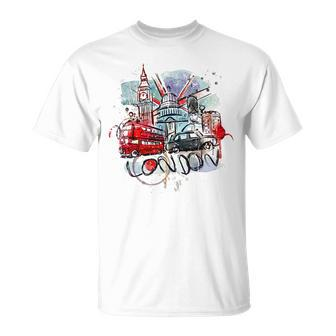 Cool London Uk Novelty Graphic London England T-Shirt - Thegiftio UK