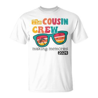 Cousin Crew 2024 Making Memories Summer Family Vacation T-Shirt - Monsterry DE