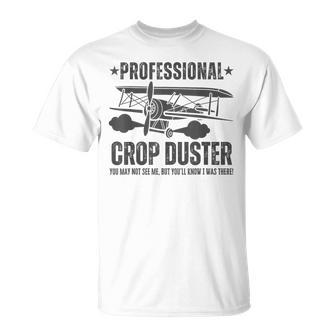Crop Dusting Professional Crop Duster Fart T-Shirt - Seseable