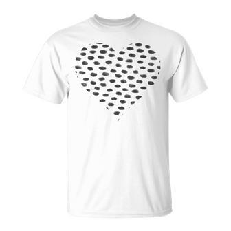 Cute Black And White Dalmatian Dog Polka Dot Animal Print T-Shirt - Thegiftio UK