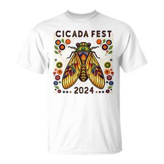 Cute Entomology Cicada Fest 2024 Broods Xix & Xiii Lover Gif T-Shirt - Monsterry DE