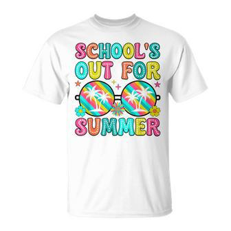 Cute Schools Out For Summer Last Day Of School Teacher Boy T-Shirt - Monsterry DE