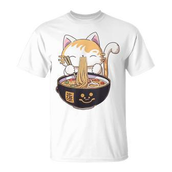 Cute Sushi Cat Kawaii Anime Neko Japanese T-Shirt - Thegiftio UK