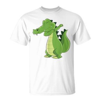 Dabbing Crocodile Dabbendes Crocodile T-Shirt - Seseable