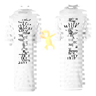Dabbing La Vie Est Meilleure Avec Une Girafe T-Shirt - Cadeauxyz