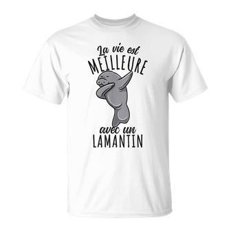 Dabbing Laie Est Meilleure Avec Un Lamantin T-Shirt - Cadeauxyz