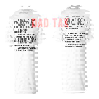 Dad Tax Noun Definition Fathers Day Daddy T-Shirt - Thegiftio UK