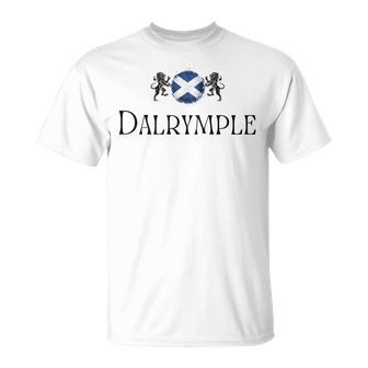 Dalrymple Clan Scottish Family Name Scotland Heraldry T-Shirt - Seseable