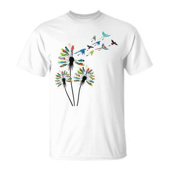 Dandelion Parrots For Parrot Lover Parrot T-Shirt - Thegiftio UK