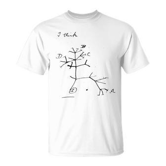 Darwin Árbol De Laida Evolución Ciencia Biología Nerd Camiseta unisex - Regaloses