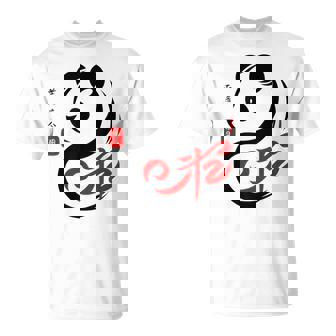 Of A Stylized Cute Japanese Panda T-Shirt - Thegiftio