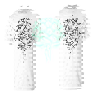 Dessin Vintage Sur L'artichaut Végétarien Artichaut T-Shirt - Cadeauxyz
