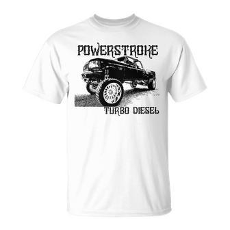 Diesel Power Stroke Coal Rolling Turbo Diesel Truck T-Shirt - Monsterry AU