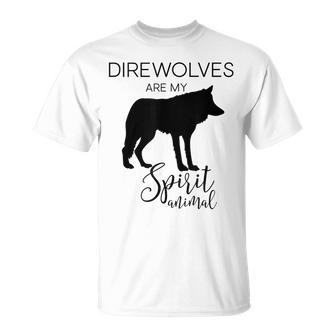 Dire Wolf Spirit Animal J000392 T-Shirt - Monsterry DE