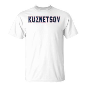 Distressed Kuznetsov Proud Family Last Name Surname Familia T-Shirt - Seseable
