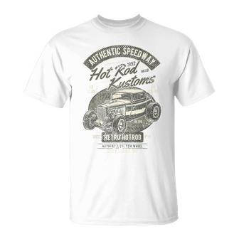 Distressed Retro Classic Car Vintage Hot Rod T-Shirt - Monsterry AU
