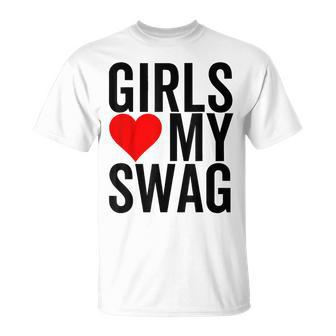 Divertido Hip-Hop Para Niñas Love My Swag Camiseta unisex - Regaloses