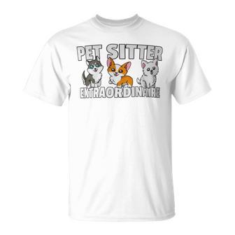 Dog Walking For Dog Walker Pet Sitter T-Shirt - Monsterry AU