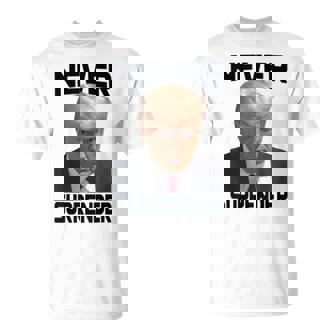 Donald Trump Nunca Se Rinde A Trump Pro Trump 2024 Camiseta unisex - Regaloses