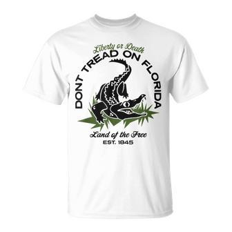Dont Tread On Florida Liberty Or Death Land Of The Free T-Shirt - Monsterry UK