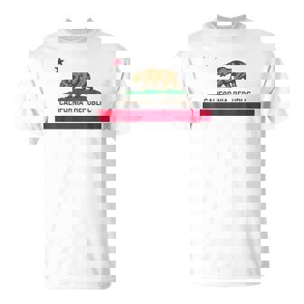 Drapeau De La République De Californie T-Shirt - Cadeauxyz