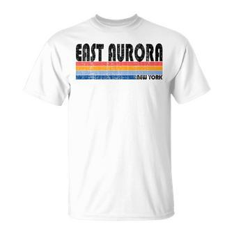 East Aurora Ny Hometown Pride Retro 70S 80S Style T-Shirt - Monsterry DE