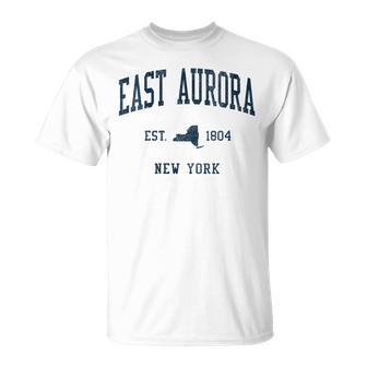 East Aurora Ny Vintage Athletic Sports Jsn1 T-Shirt - Monsterry