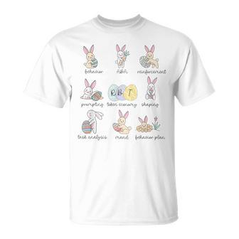 Easter Rbt Bunnies Behavior Analyst Aba Behavior Squad T-Shirt | Mazezy