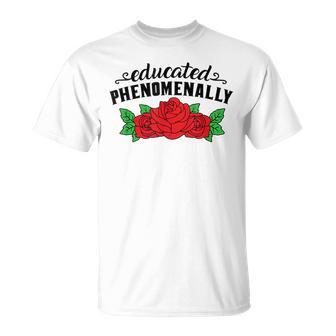 Educated Phenomenally Latina Graduation Day Grad Mexicana T-Shirt - Monsterry AU