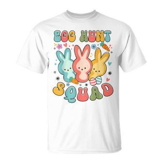 Egg Hunt Squad Hunting Season Easter Day Bunny T-Shirt | Mazezy UK