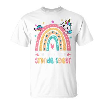 Enfant Annonce Bébé Annonce Grossesse Future Grande Soeur 2024 T-Shirt - Cadeauxyz