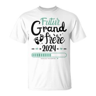 Enfant Futur Grand Frère 2024 En Cours Annonce Grossesse Surprise T-Shirt - Cadeauxyz