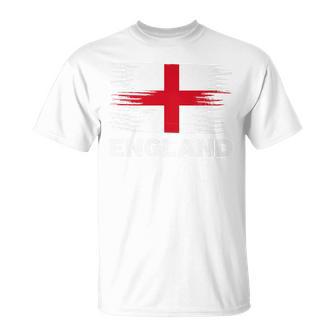 England English Flag Sports Soccer Football T-Shirt - Monsterry AU