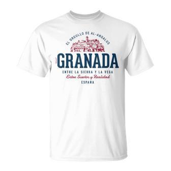 España Retro Estilointage Granada Camiseta unisex - Regaloses