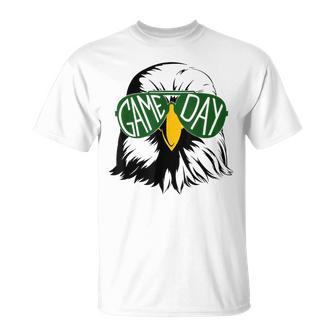 Face Eagles School Mascot Sports Team Football T-Shirt - Monsterry UK