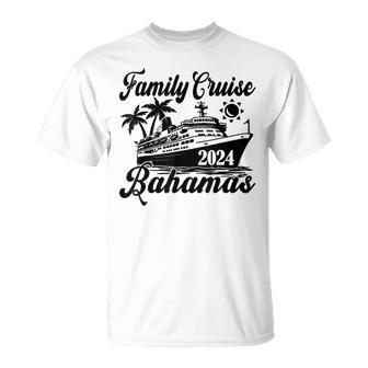 Family Cruise Bahamas 2024 Family Matching Couple T-Shirt | Mazezy