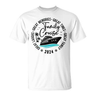 Family Cruise Mode Squad 2024 Family Great Memories T-Shirt - Seseable
