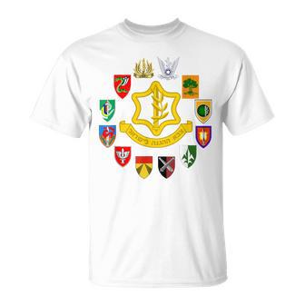 Fdi Fuerzas De Defensa Israel Ejército Israelí Unidades Militares Israelíes Camiseta unisex - Regaloses