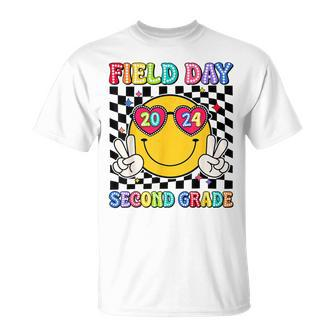 Field Day 2024 Second Grade Fun Day Sunglasses Field Trip T-Shirt - Monsterry DE