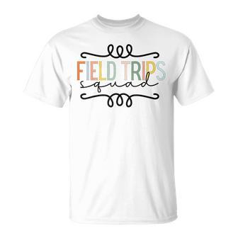 Field Fun Day Squad School Trip Vibes Boys Girls Teachers T-Shirt - Monsterry