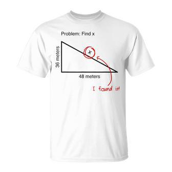 Find X Nerd Math T-Shirt - Thegiftio UK
