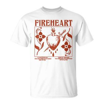 Fireheart To Whatever End Fire Breathing T-Shirt | Mazezy