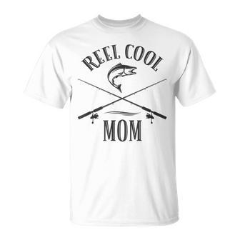 Fishing Mom Reel Cool Mother Womens T-Shirt - Monsterry UK