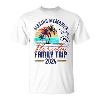 Florida Family Trip 2024 Making Memories Family Vacation T-Shirt | Mazezy AU