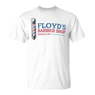 Floyd's Barber Shop Mayberry North Carolina T-Shirt - Monsterry UK