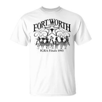 Fort Worth Vintage Retro Texas Cowboy Rodeo Cowgirl T-Shirt - Monsterry CA