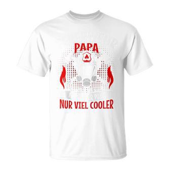 Freiwillige Feuerwehr Papa Spruchatertag Feuerwehrmann Raglan T-Shirt - Geschenkecke