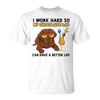 Chocolate Labrador Chocolate Lab Lover T-Shirt - Monsterry DE